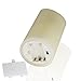 Brightsky 6in LED Ivory Real Wax Candles Flickering Flameless with Remote Control Timer Warm White 3 AAA Battery Power
