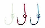 Eagle Claw Hat Hook, 3 Piece (Red/White/Blue), Outdoor Stuffs