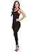 Stretch Cotton Bodysuit Women's Scoop Neck Sleeveless Stretch Cotton One Piece Jumpsuits Unitard Bodysuits(&Plus)