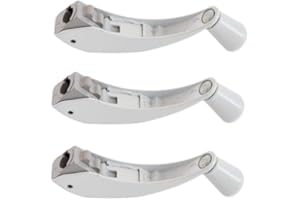 ACME Window Hardware folding down crank handle, replacement for window parts, 3-pack