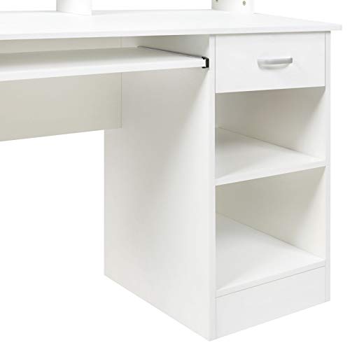 Computer Desk Home Laptop Table College Home Office Furniture Work Station White