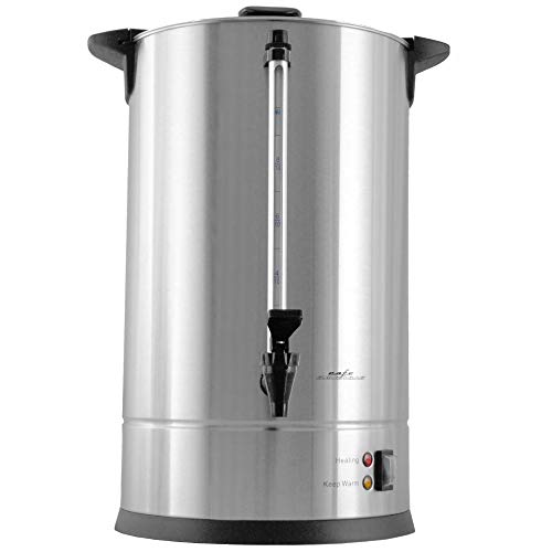 Click Here to See More Images 100 Cup Large Coffee Dispenser Urn Big Silver Commercial Brewer Maker by Turner's Merchant house