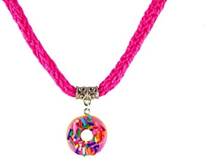 Le Sweeties Scented Food Jewelry Strawberry Donut Necklace