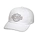 Harley-Davidson Men's Phantom Logo Cap, White