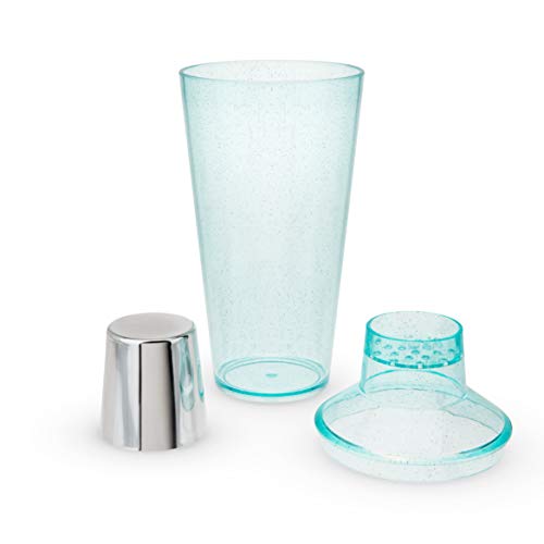 Blush 7907 Mermaid Glitter Cocktail Shaker, One, Multicolor Pricepulse