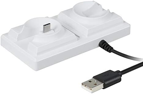 Jevogh Charging Stand for Switch Poke Ball Plus, GR76 Switch Pokeball Charger Dock Station and Poke Ball Plus Storage Stand for Nintendo - White (Third-Party Made)