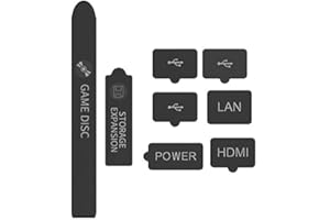 Dust Filter for Xbox Series X Console- 8 Silicone Dust Plugs, Anti-Dust Vent Cover Dustproof Case X-Series X Accessories