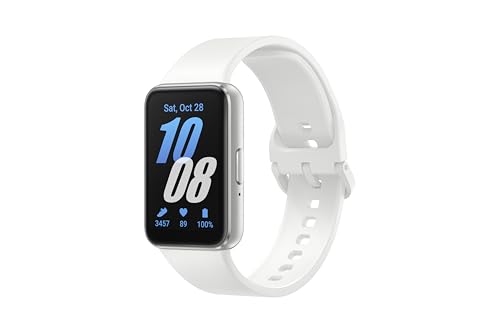 Samsung Galaxy Fit3, 1.6" AMOLED Display, 13 Days Battery Charge, Sleep Monitoring, Fall Detection - Silver (CAD Version & Warranty)