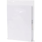 ysmile Plastic Shopping Bag with Handle Poly Die Cut Plastic Merchandise Bag for Retail Small Business 7.8"x11.8" 100 ct - Clear