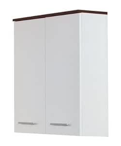 Ambientehome 54038 Katun - Armario de Pared para baño (21 x 65 x 72 cm