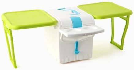 IMOTANI WING Camping Outdoor Ice Cooler Folding Table (Utensils not included)