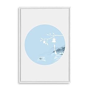 Framed Circular Pattern Home Artwork for Living Room Bedroom