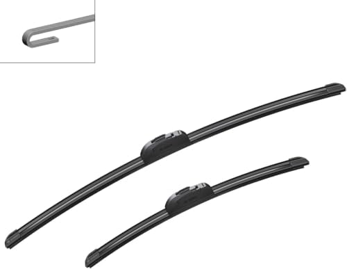 Aerotwin Aerotwin eAR 601 S Tergicristalli Anteriori, Set di 2 Tergicristalli di Ricambio, con Adattatore Preassemblato, 600 mm / 400 mm - Confezione Salvaspazio