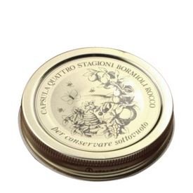 Click Here to See More Images Bormioli Rocco 3.25 inch Jar Caps - Set of 2