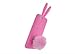 Lovely Rabbit Silicone Bunny Case For iPhone 5 with Furry Tail - Pink