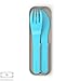 MB Pocket Color light blue - The biodegradable-plastic cutlery set
