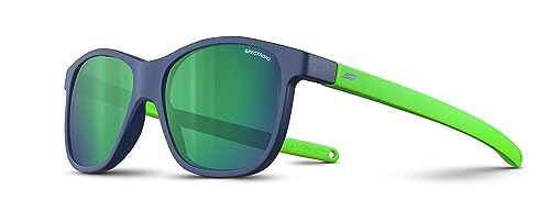 Julbo Unisex TURN 2 Sunglasses, AZUL OSCURO MATE/VERDE FLUO MATE, Talla Ăšnica
