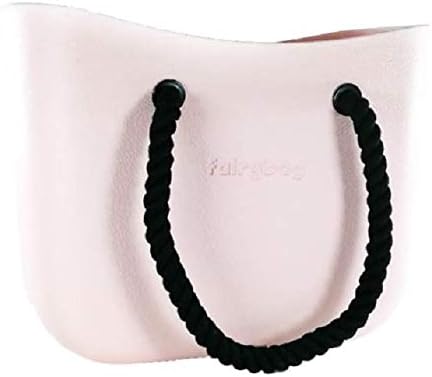 Women Fairy Bag Casual EVA Waterproof Tote Handbag Loop Bag Pink Free 2 Strap