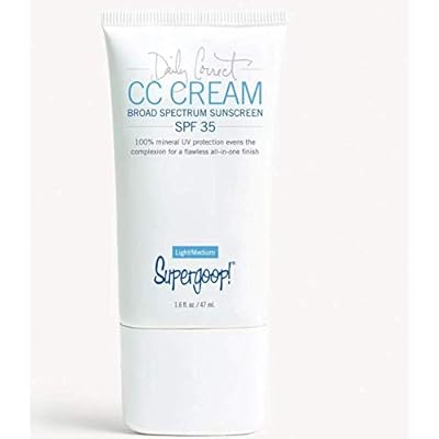Supergoop! Daily Correct CC Cream Light/Medium SPF 35, 1.6 Fl Oz