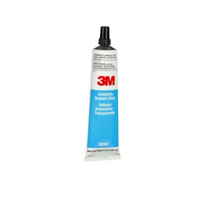 3M(TM) Ultrapro(TM) Autobody Sealant, 08302, Clear, 5 oz tube, 6 per case