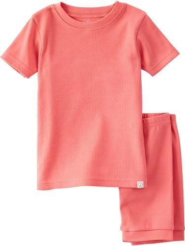 little planet by carter's Baby 2-Piece Pajamas Made with Organic Cotton, Solid Pink