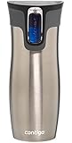 Contigo Auto Seal West Loop 1.1 Travel Mug, 16 oz, Stainless Steel