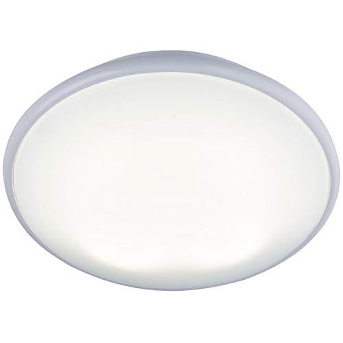 Knightsbridge IP20 2D HF Bulkhead Lamp with Opal Diffuser and Base, 38 W, White