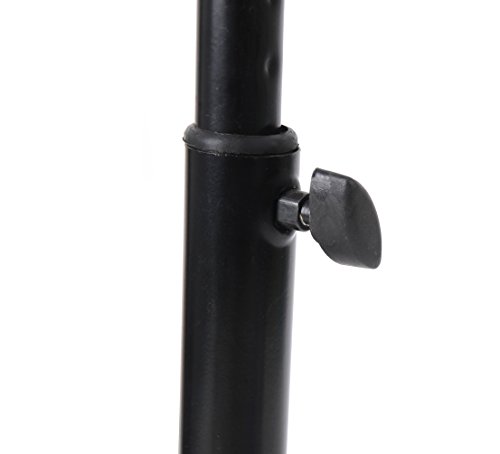 WINZZ Guitar Stand Black Tripod Vertical Guitar Stand with Capo and Digital Tuner - Thumbnail 3