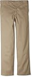 Dickies Big Boys' Flex Waist Flat Front Pant, Khaki, 14 Regular