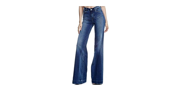 Guess - Vaqueros azules acampanados azul medio | Childrensalon Outlet