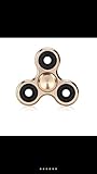 Fidget Spinner Toy Ultra Durable Stainless Steel Bearing High Speed 2-5 Min Spins Precision Metal Material Hand spinner EDC ADHD Focus Anxiety Stress Relief Boredom Killing Time Toys (02Gold)