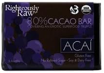 Acai Cacao Truffle Bar 2.3oz truffle by Righteously Raw
