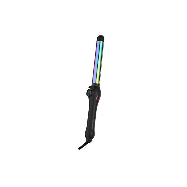 INFINITIPRO BY CONAIR Rainbow Titanium Curling Wand; 1-inch Curling Wand; Rainbow finish