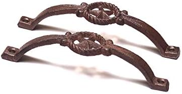 Amazon Com Set Of 2 Cast Iron Rustic Western Lone Star Antique