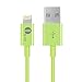 [Apple MFI Certified] 1byone Lightning to USB Cable 3.3 Feet (1 Meter) for iPhone 7 7 Plus 6s 6 Plus 5s 5c 5, iPad mini, iPad Air, iPad Pro, iPod touch 6th Gen / nano 7th Gen, Green