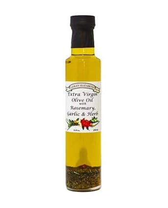 Amazon Com Extra Virgin Olive Oil With Rosemary Garlic Herbs Cooking Oil Dipping Oil 8 5 Fl Oz Koshermi Certified Vegan Plant Based Vegan Gluten Free Sugar Free Grocery Gourmet Food