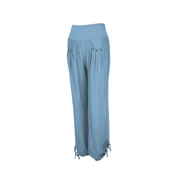 Pantalones Mujer Hippies Anchos Energizado Bohemia - Pantalon para Modelar el Cuerpo - Pantalon Yoga Mujer Gimnasio… | DeHippies.com