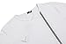 Coofandy Men's Shirts Casual Zipper Shirt Irregular Long Sleeve T Shirt,White,Medium