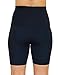 Delfin Spa Women's Mineral Infused High Waist Exercise Shorts - Petite Thru Plus Size