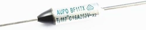 5 Pcs Aupo Thermal Fuse Cutoff 117c 250V 16A BF117X