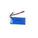 Coolplay Upgrade 7.4v 1200mAh Battery for MJX X101 Wltoys V353 V353B V666 V262 A949 A969 A979 K929 V912 V915 UDI U829X (Pack of 2)