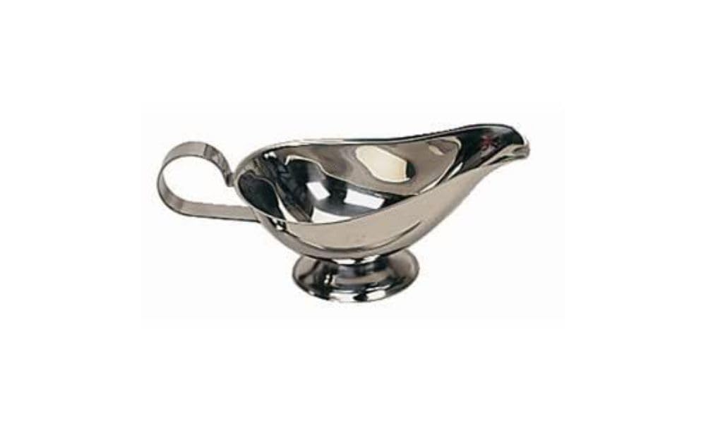 Stalwart J049 Sauce Boat, Polished Stainless Steel, 145 mL
