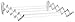 Polder Folding Wall-Mount 24-Inch Accordion Drying Rack, Opens to 18 inches and Folds Closed to 5. 25 inches, White