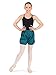 Body Wrappers Girls Ripstop Shorts,046BLKM,Black,Medium