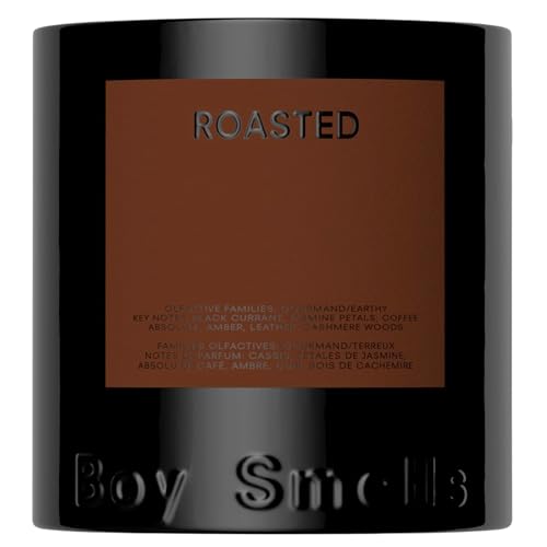 Boy Smells Roasted Candle – Coffee, Leather & Cashmere Woods – Earthy Gourmand…