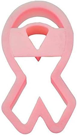 Pink Ribbon Breast Cancer Awareness Plastic Cookie Cutter
