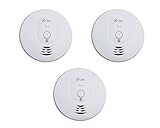 Kidde RF-SM-DC Wireless Interconnect Battery-Operated Smoke Alarm (Pack of 3)