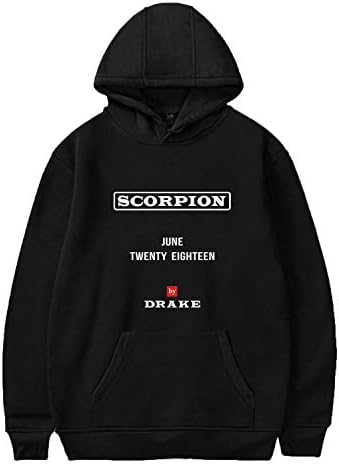 Sun Never Rapper Drake Scorpion Print New Album Warm Women/Men Long Sleeve Sweatshirts Hoodies