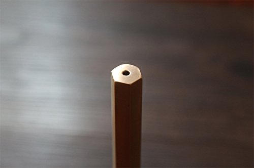 EKLOEN Six-Edge Solid Brass Pen, EDC Pocket Pen Signature Pen Pocket Pen - Thumbnail 4