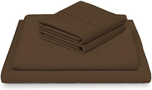 Ultra Soft Microfiber Sheet Set Hotel Quality Luxury 6-pc Bed Sheet Set Wrinkle and Fade Resistant by Emperor Style (Full, Brown)